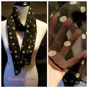 Sheer Black Scarf❤